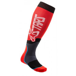 ALPINESTARS - CALZE TECNICHE MOTOCROSS MX PLUS-2 ROSSO/BIANCO