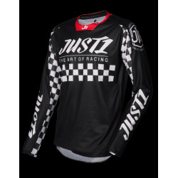 JUST1 - MAGLIA MOTOCROSS J-FORCE RACER NERO/BIANCO