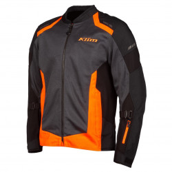 KLIM - GIACCA MOTO ESTIVA INDUCTION NERO/ARANCIONE