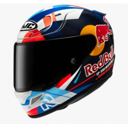 HJC - CASCO MOTO INTEGRALE RPHA 12 RED BULL MISANO GP 2 - BIANCO/BLU/ARANCIONE