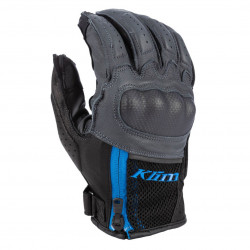KLIM - GUANTI MOTO TOURING IN PELLE INDUCTION 2025 - GRIGIO/BLU
