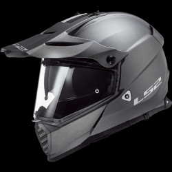 LS2 - CASCO MOTO ADVENTURE MX436 PIONEER EVO TITANIO OPACO