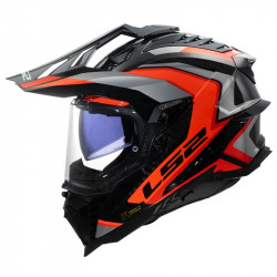 LS2 - CASCO MOTO ADVENTURE MX701 C EXPLORER FRONTIER II - ARANCIONE