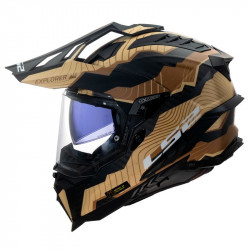 LS2 - CASCO MOTO ADVENTURE MX701 C EXPLORER TRICK - SABBIA