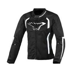 MACNA - GIACCA MOTO ESTIVA DONNA GRISCA - NERO/BIANCO