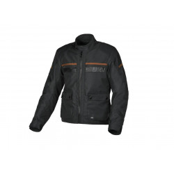 MACNA - GIACCA MOTO IN TESSUTO ORYON - NERO/SABBIA