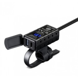 MIDLAND - CARICATORE USB C/A DA MANUBRIO MOTO