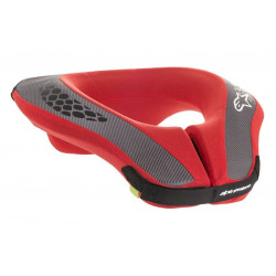 ALPINESTARS - COLLARE MOTOCROSS BAMBINO SEQUENCE NECK ROLL - NERO/ROSSO