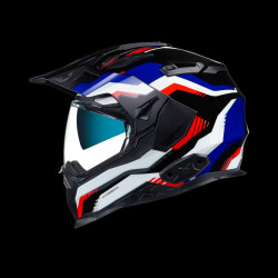 NEXX - CASCO MOTO ADVENTURE X.WED2 COLUMBUS BLU/ROSSO/NERO