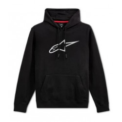ALPINESTARS - FELPA AGELESS V2 HOODIE - NERO/GRIGIO