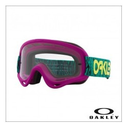 OAKLEY - MASCHERINA O FRAME MX MOTO BENGAL - LENTE TRASPARENTE - VIOLA