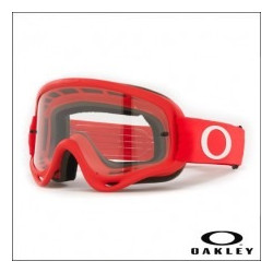 OAKLEY - MASCHERINA O FRAME MX MOTO - LENTE CLEAR - ROSSO