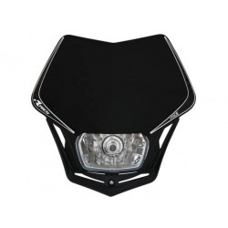 RACETECH - MASCHERINA PORTAFARO V-FACE FULL LED NERO