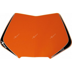 RACETECH - RICAMBIO TABELLA PORTANUMERO MASCHERINA V-FACE ARANCIONE