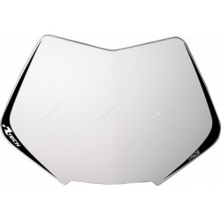 RACETECH - RICAMBIO TABELLA PORTANUMERO MASCHERINA V-FACE BIANCO