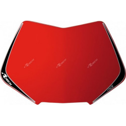 RACETECH - RICAMBIO TABELLA PORTANUMERO MASCHERINA V-FACE - ROSSO