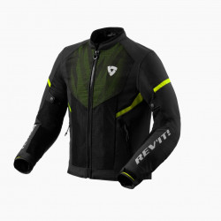 REV'IT - GIACCA MOTO ESTIVA HYPERSPEED 2 GT AIR - NERO/GIALLO FLUO