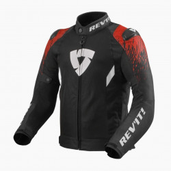 REV'IT - GIACCA MOTO ESTIVA QUANTUM 2 AIR - NERO/ROSSO
