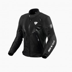 REV'IT - GIACCA MOTO IN TESSUTO DONNA CONTROL H2O - NERO/GRIGIO