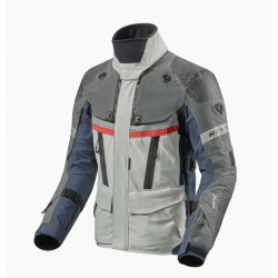 REV'IT - GIACCA MOTO TOURING DOMINATOR 3 GORE-TEX - ARGENTO/BLU