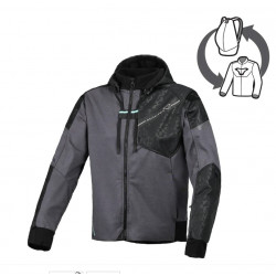 MACNA - GIACCA MOTO URBAN DISTEC DONNA - NERO/GRIGIO