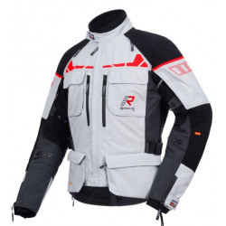 RUKKA - GIACCA MOTO TOURING ECUADO-R GORE-TEX PRO GRIGIO/NERO/ROSSO