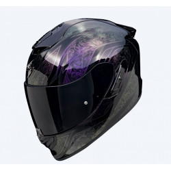 SCORPION EXO - CASCO MOTO INTEGRALE EXO-1400 EVO II AIR FANTASY - NERO/VIOLA
