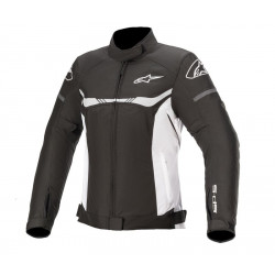 ALPINESTARS - GIACCA MOTO IN TESSUTO DONNA STELLA T-SP S WATERPROOF NERO/BIANCO