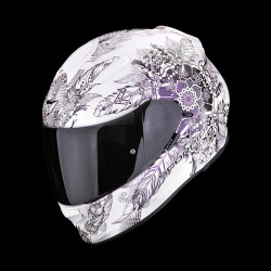 SCORPION EXO - CASCO MOTO INTEGRALE EXO-491 DREAM - BIANCO/VIOLA