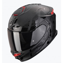 SCORPION EXO - CASCO MOTO INTEGRALE EXO-GT SP AIR NOBLE - NERO LUCIDO/NERO OPACO/ROSSO