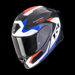 SCORPION EXO - CASCO MOTO INTEGRALE EXO-R1 EVO CARBON AIR PROPEL - NERO/BIANCO/ROSSO/BLU