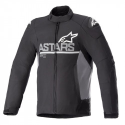 ALPINESTARS - GIACCA MOTO IN TESSUTO IMPERMEABILE SMX WP NERO/GRIGIO