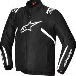 ALPINESTARS - GIACCA MOTO IN TESSUTO IMPERMEABILE T-SPS V2 WP - NERO/BIANCO