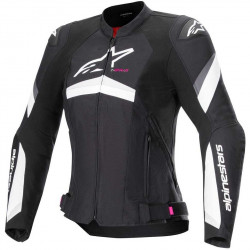 ALPINESTARS - GIACCA MOTO IN TESSUTO STELLA T-GP PLUS R V4 - NERO/BIANCO