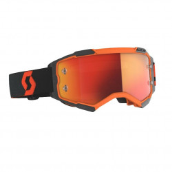 SCOTT - MASCHERINA MOTOCROSS FURY LENTE ARANCIONE CHROME - ARANCIONE/NERO