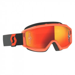 SCOTT - MASCHERINA MOTOCROSS PRIMAL LENTE ARANCIONE CHROME - ARANCIONE/NERO