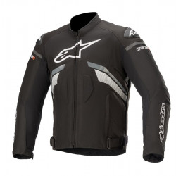 ALPINESTARS - GIACCA MOTO IN TESSUTO T-GP PLUS R V3 NERO/GRIGIO/BIANCO