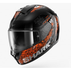 SHARK - CASCO MOTO INTEGRALE RIDILL 2 SPEED-VIB - NERO/ARANCIONE