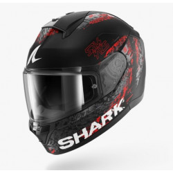 SHARK - CASCO MOTO INTEGRALE RIDILL 2 SPEED-VIB - NERO OPACO/ROSSO