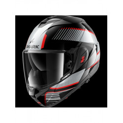 SHARK - CASCO MOTO MODULARE OXO SIKTER - NERO/GRIGIO/ROSSO