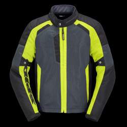 SPIDI - GIACCA MOTO ESTIVA TEK NET T312-486 NERO/GIALLO FLUO