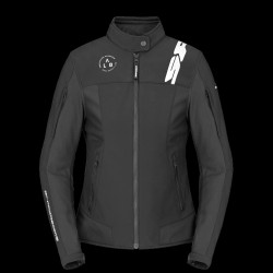 SPIDI - GIACCA MOTO IN TESSUTO DONNA CORSA TEX NERO/BIANCO
