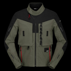 SPIDI - GIACCA MOTO TOURING FRONTIER T345-265 NERO/VERDE