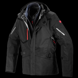 SPIDI - GIACCA MOTO TOURING MISSION-T JACKET NERO/GRIGIO
