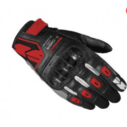 SPIDI - GUANTI MOTO IN PELLE G-CARBON NERO/ROSSO