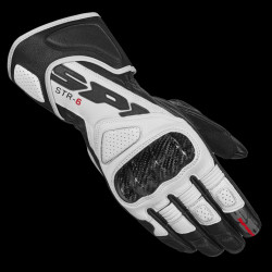 SPIDI - GUANTI MOTO IN PELLE STR-6 NERO/BIANCO