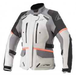 ALPINESTARS - GIACCA MOTO TOURING DONNA STELLA ANDES V3 DRYSTAR GRIGIO/NERO/ROSA