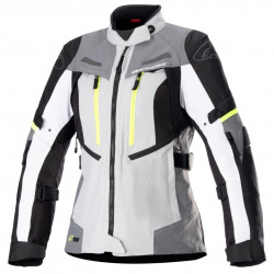 ALPINESTARS - GIACCA MOTO TOURING DONNA STELLA BOGOTA' PRO DRYSTAR GRIGIO/NERO/GIALLO FLUO