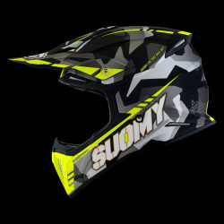 SUOMY - CASCO MOTOCROSS X-WING CAMO/GIALLO FLUO