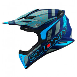 SUOMY - CASCO MOTOCROSS X-WING REEL BLU/AZZURRO